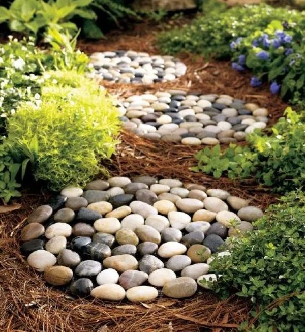 Piedra de Rio decorativa para macetas o jardines