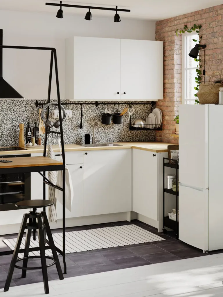 Cocina blanca de IKEA