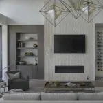 Salon Gris Moderno