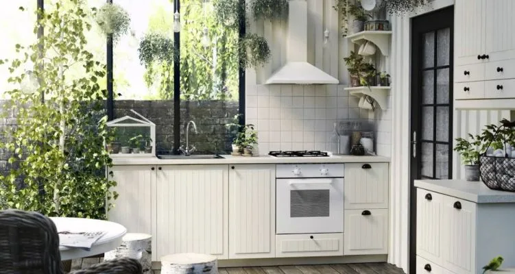 Cocina integral blanca