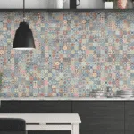 Azulejo moderno de porcelana multicolor
