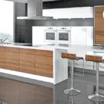 Cocina Americana con barra abierta al salón