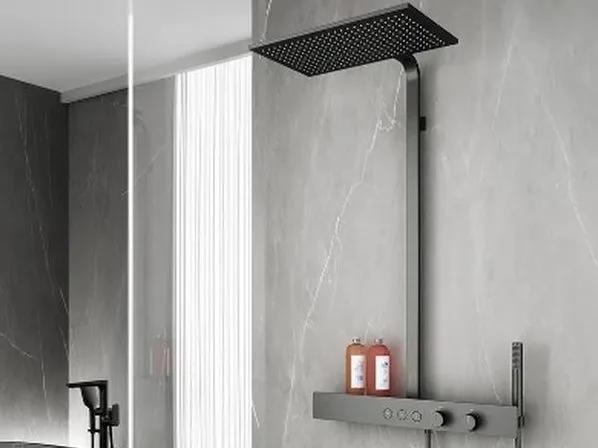 Baño moderno en mármol