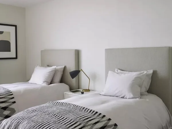 Casa moderna dormitorio blanco minimalista