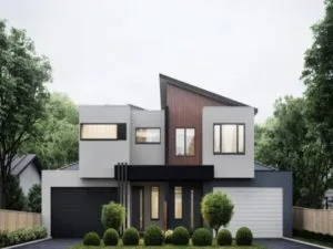 Fachadas de casas modernas bonitas con techos plano e inclinado