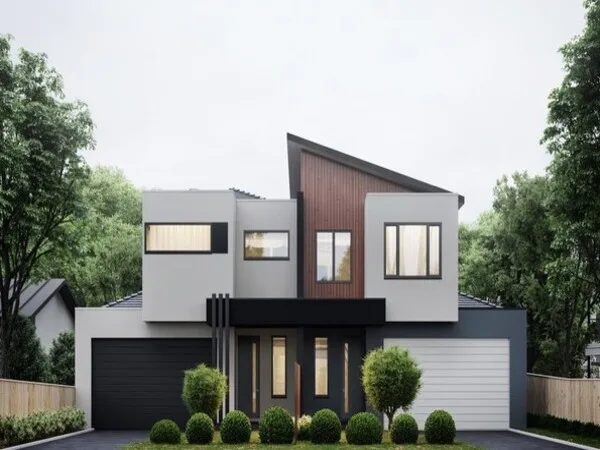 Fachadas de casas modernas bonitas con techos plano e inclinado
