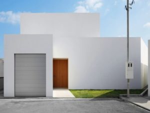 Fachadas de casas modernas bonitas minimalista de una planta