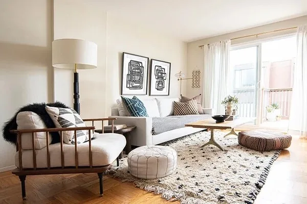 ideas de decoracion para casas pequeñas sala minimalista muy acogedora