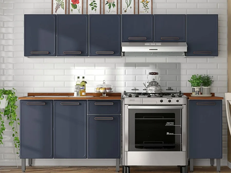 The Home Depot COCINA Integral BAHIA 2.40 M AZUL