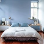 Colores relajantes para pintar Habitaciones y Dormitorios con ejemplo Habitacion en azul
