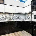Cocina en negro y blanco