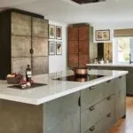 Cocina metalizada