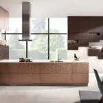 Cocina metalizada en bronce