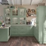 Cocina verde oliva