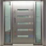 Puertas metálicas modernas