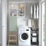 Lavadero sencillo y ordenado Ikea