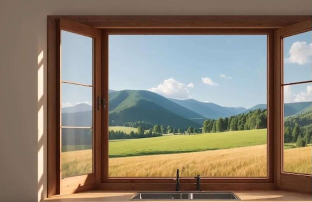 Ventana de madera