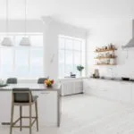 ventanas blancas para la cocina