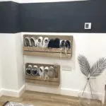 Zapatero estante de pared