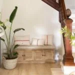 Zapatero recibidor asiento