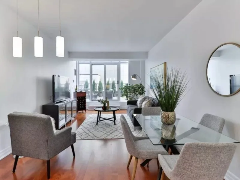 Salón rectangular en dos ambientes y cómo decorarlo