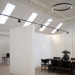Separadores ambientes con cortinas