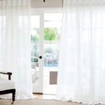cortinas semitransparentes blancas