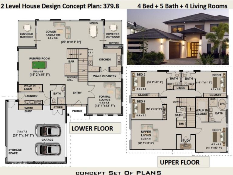 Descubre 25 Planos Y Diseños De Casas De 2 Pisos Modernas Canal Hogar