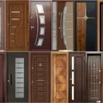 puerta de madera moderna