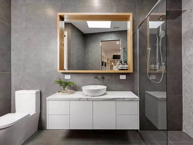 Como Decorar un Baño: imagen de un baño moderno decorado