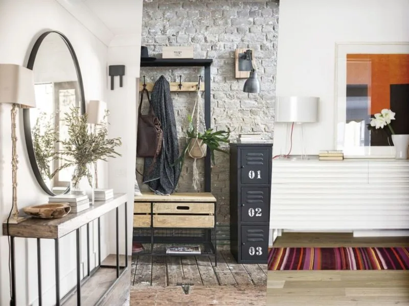 27 Ideas de Recibidores Originales y Bonitos para copiar en casa